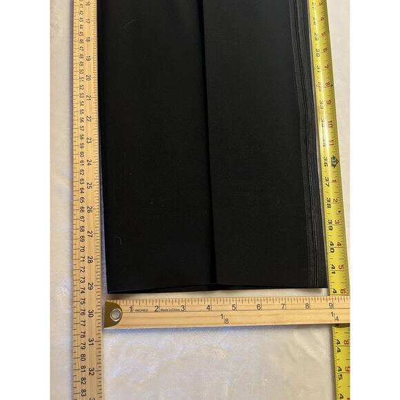 Joseph Abboud Mens 44L 36x29 Black Tuxedo Double Breasted Virgin Wool - Picture 15 of 16